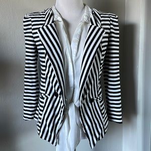 Forever21 striped blazer, size S